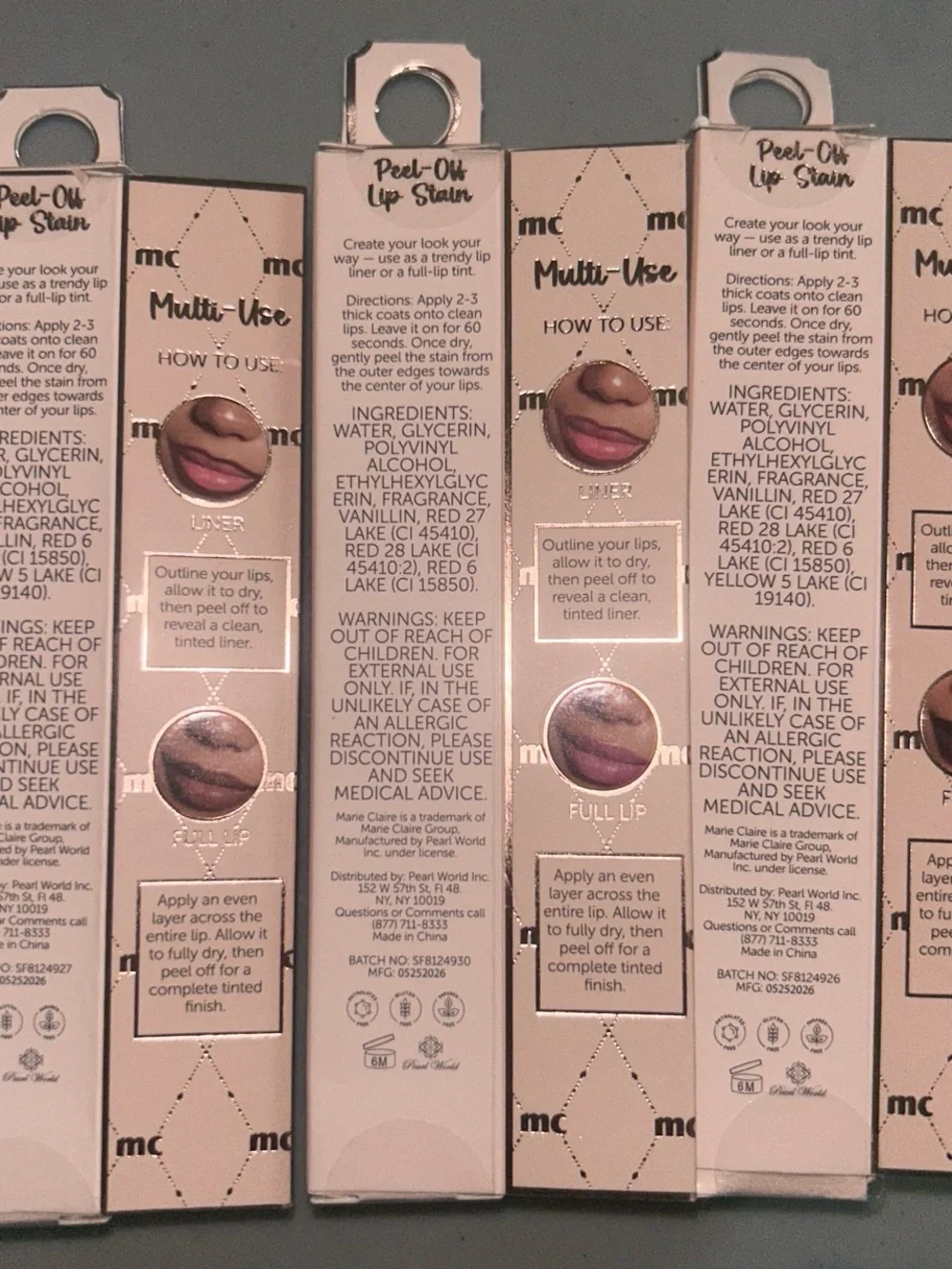 Peel-Off Lip Stain - Neutral Pink & Mauve Shades
